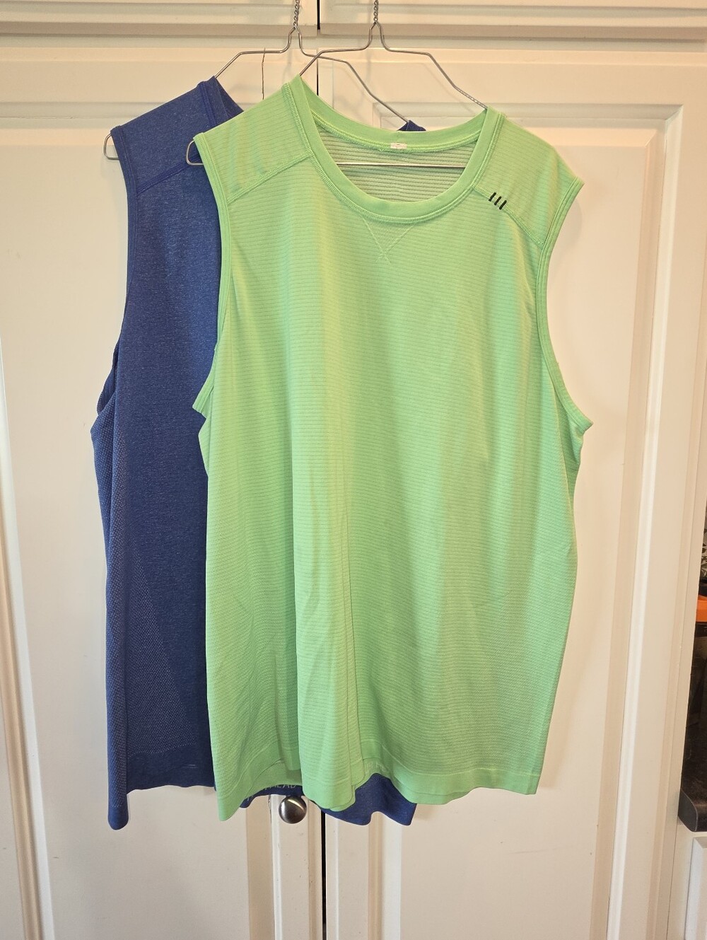 Two Lululemon Mens Tanks Size Large